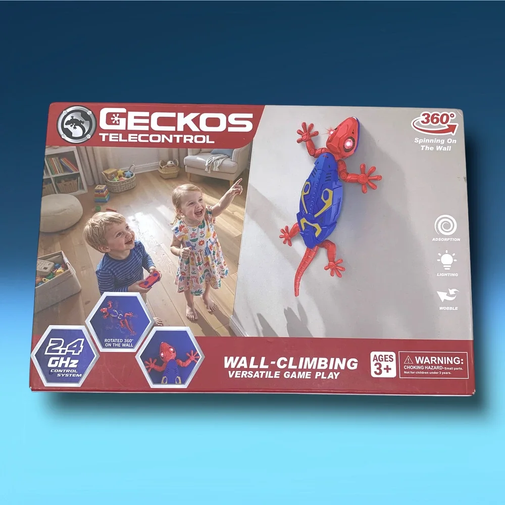 Geckos Telecontrol RC Wall Climbing Gecko Remote Control Lizard Toy New Sealed